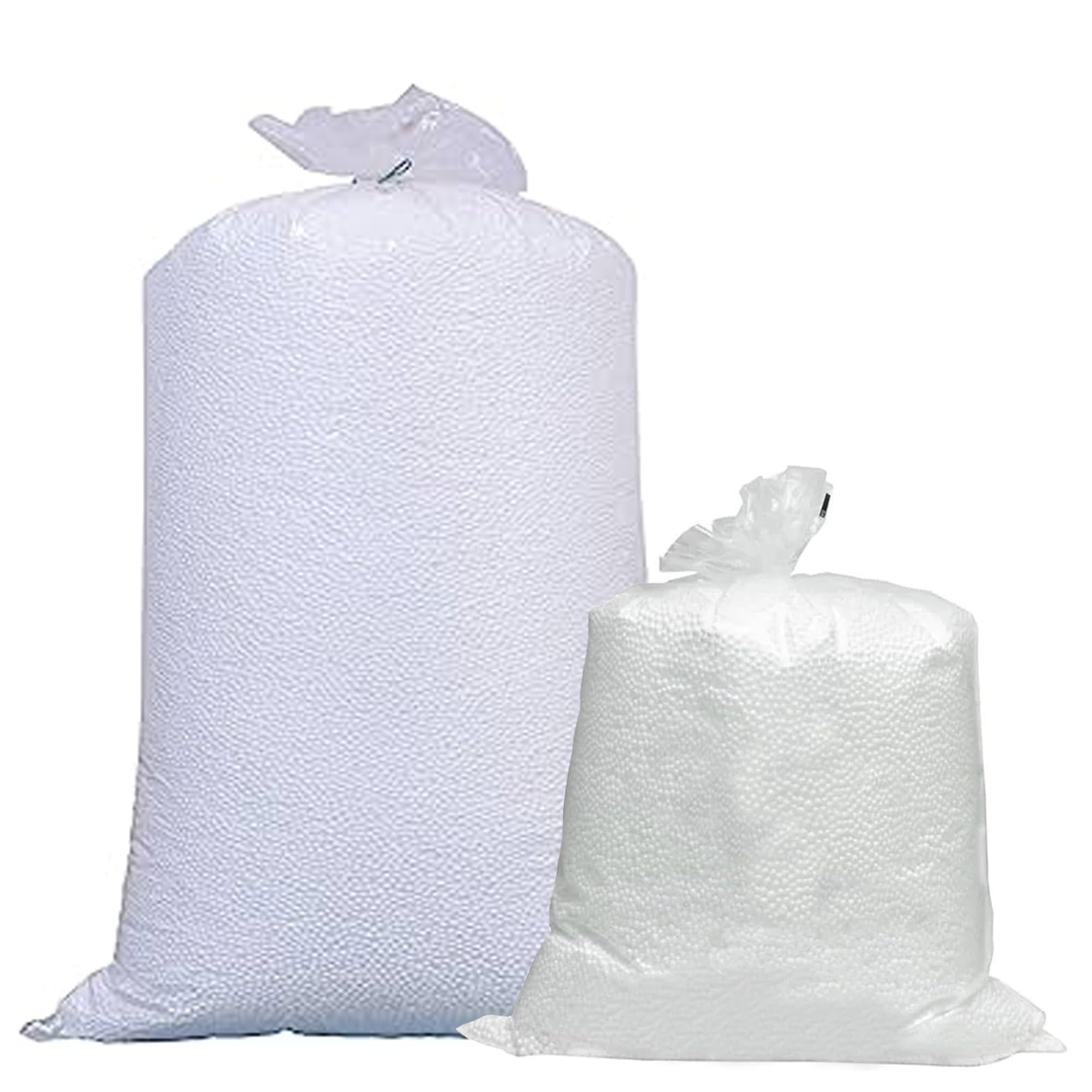 STAR SUPPLIES Small Round White Polystyrene Extra Top Up Bean Bag