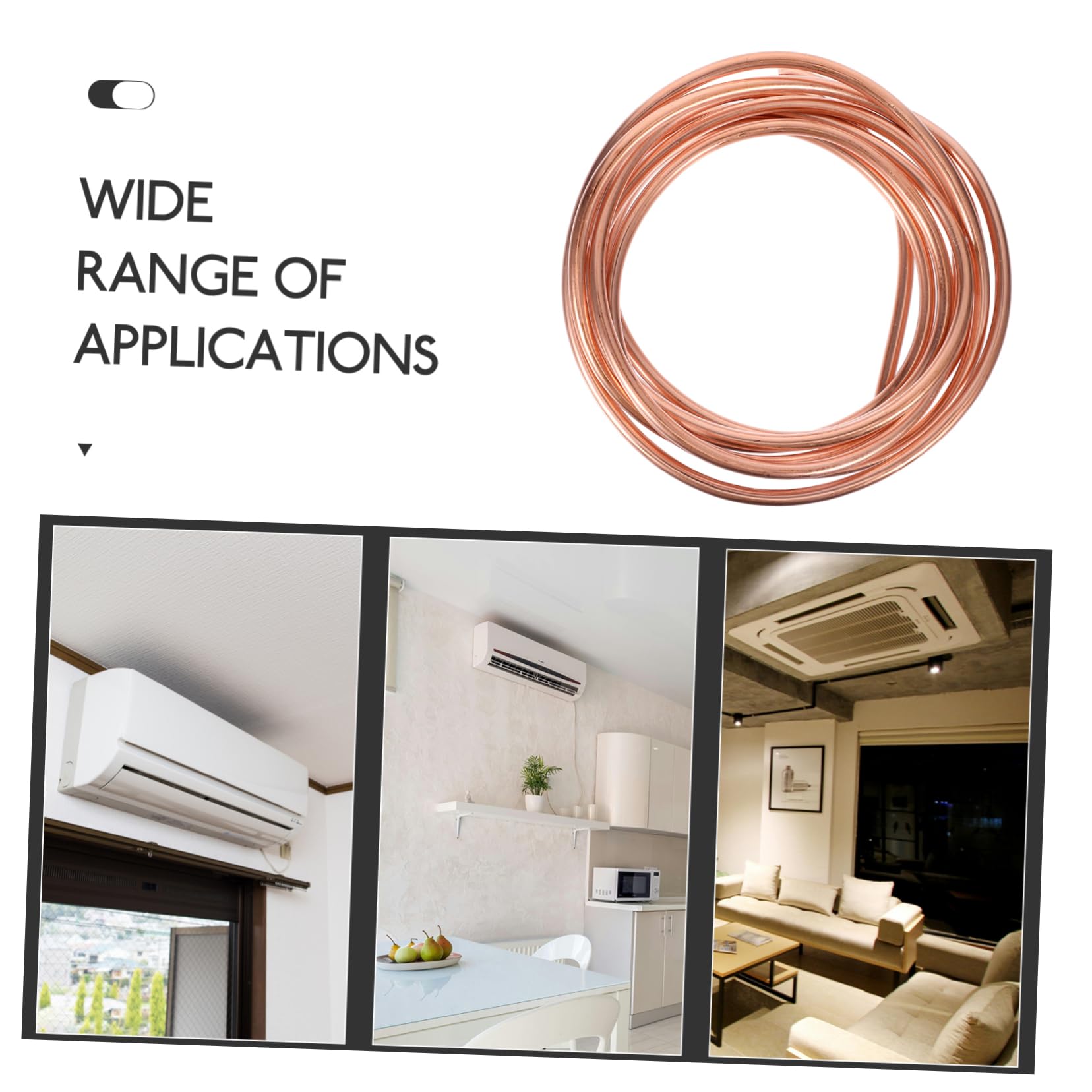 Mobestech Kupferrohr 22mm Außendurchmesser | Flexibel & Hochleitfähig | Für Klimaanlagen & Kühlung