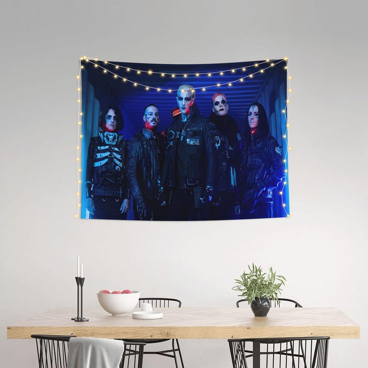 Amazon.com: EDFRIDE 29 x 37 inch Tapestries Motionless Horror in White ...