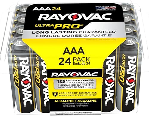 Spectrum Marcas RAY-ALAAA-24 alcalinas con cierre AAA paquete de 24
