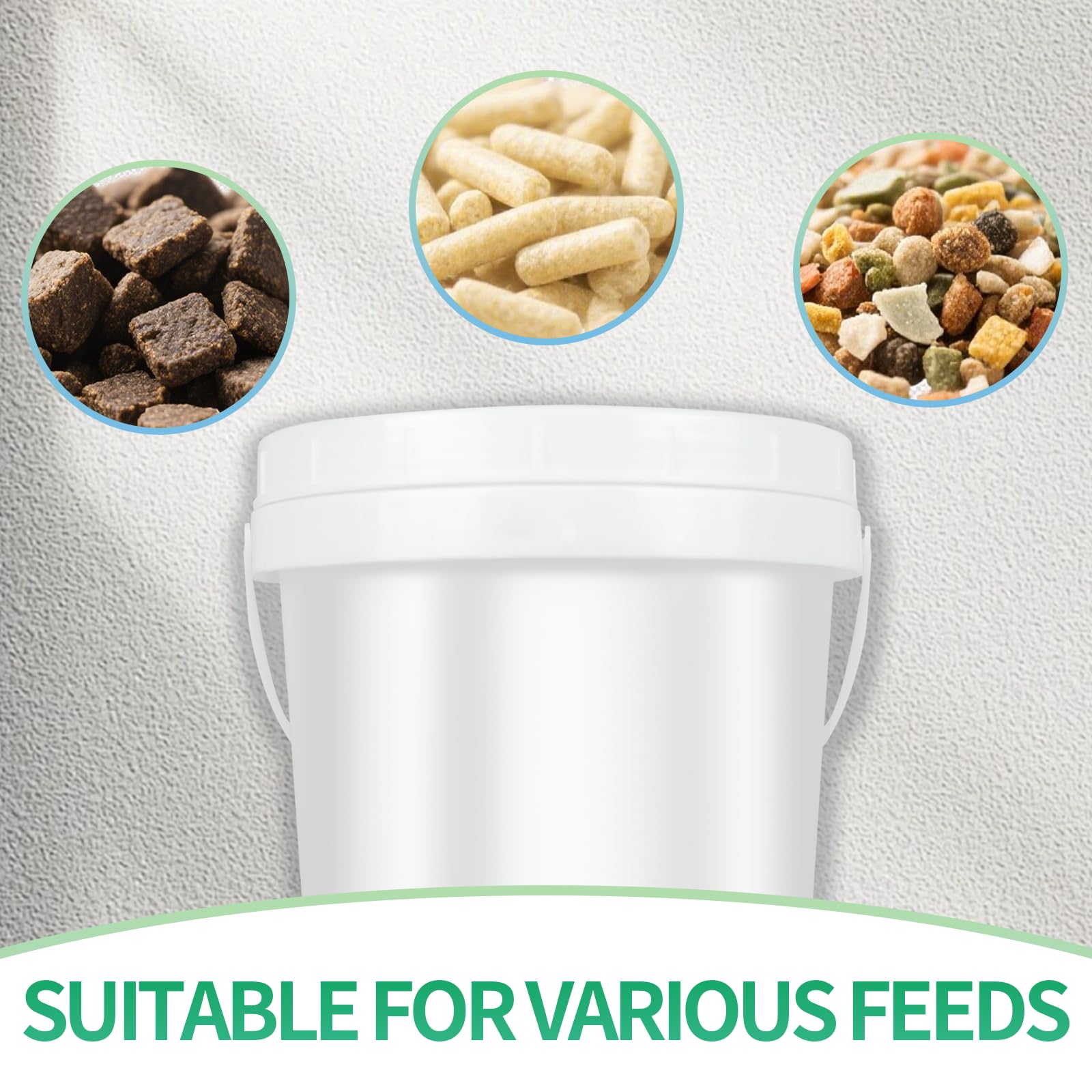 briidea - Comedero automático de peces para estanque, comedero de estanque al aire libre con capacidad de 4 litros, alimentación temporizada, sistema antiobstrucción, diseño a prueba de vida silvestre