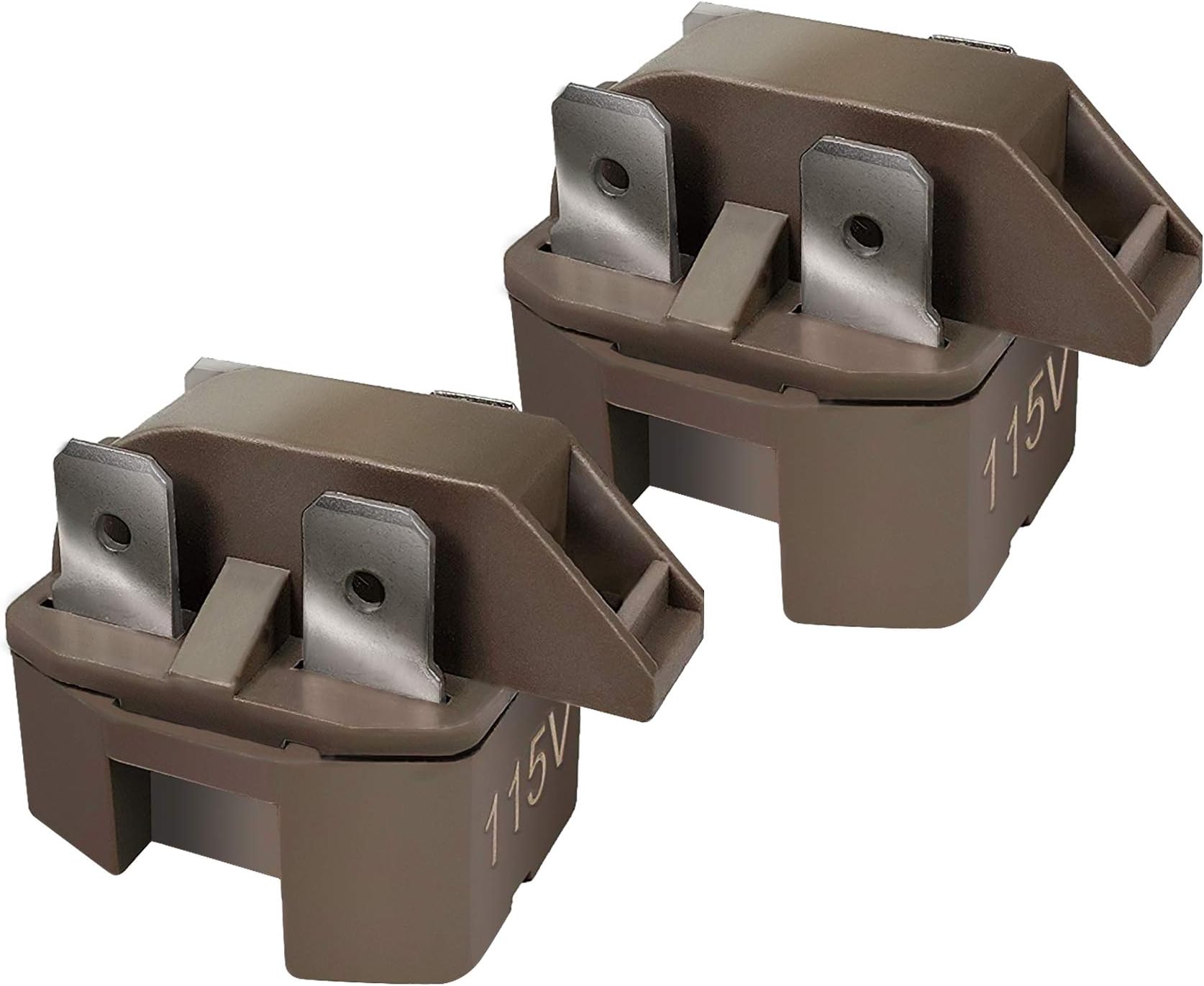 IC-4 4Pin Freezer Compressor PTC Start Relay for Frigidaire Gibson GE Whirlpool Ropper Kenmore Replaces 32330 WP2262185 WR07X26748 4387913 216594300 (2 Pack)