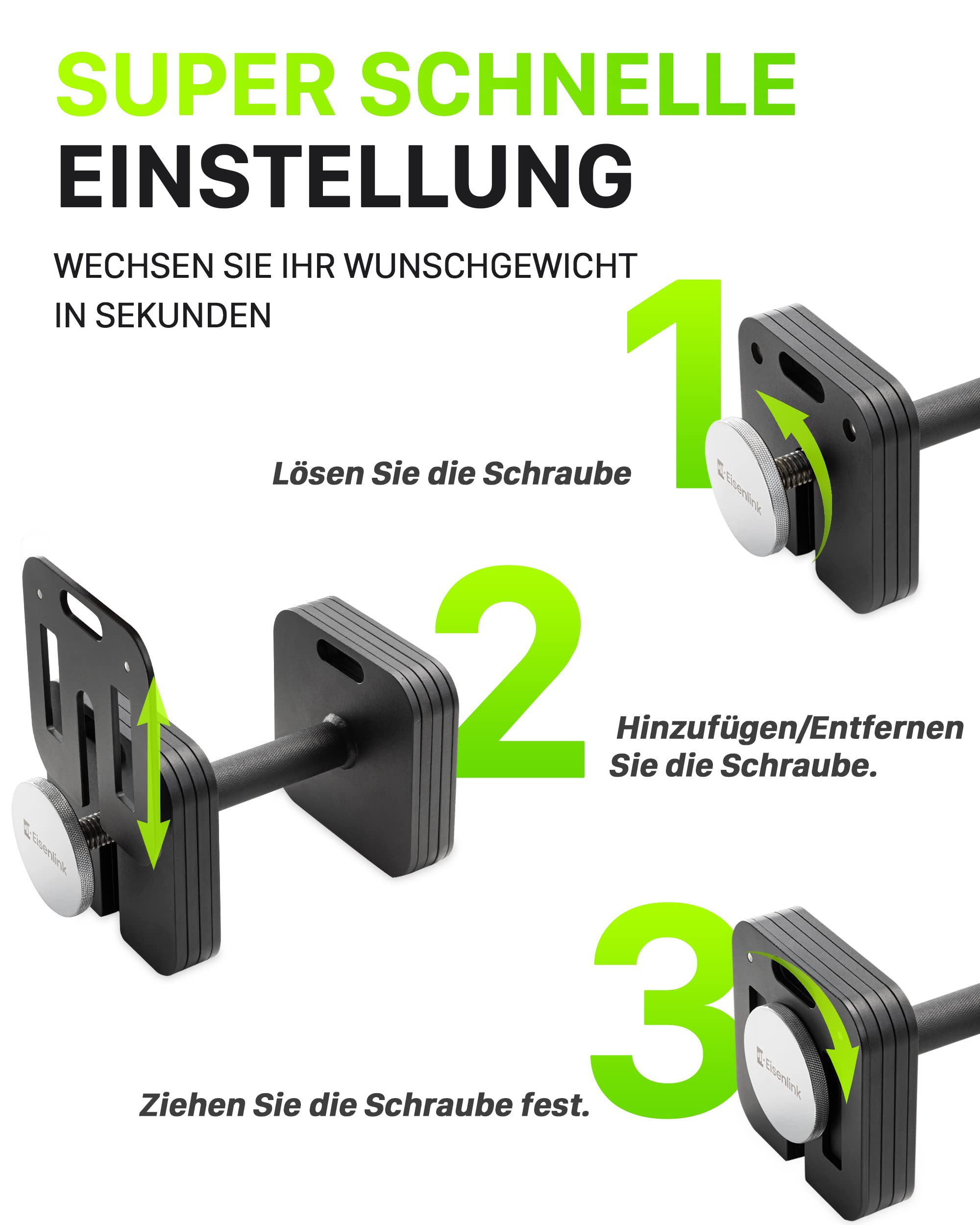 EJ.life Ensemble D'haltères De 25 Kg Ensemble D'équipement De Fitness