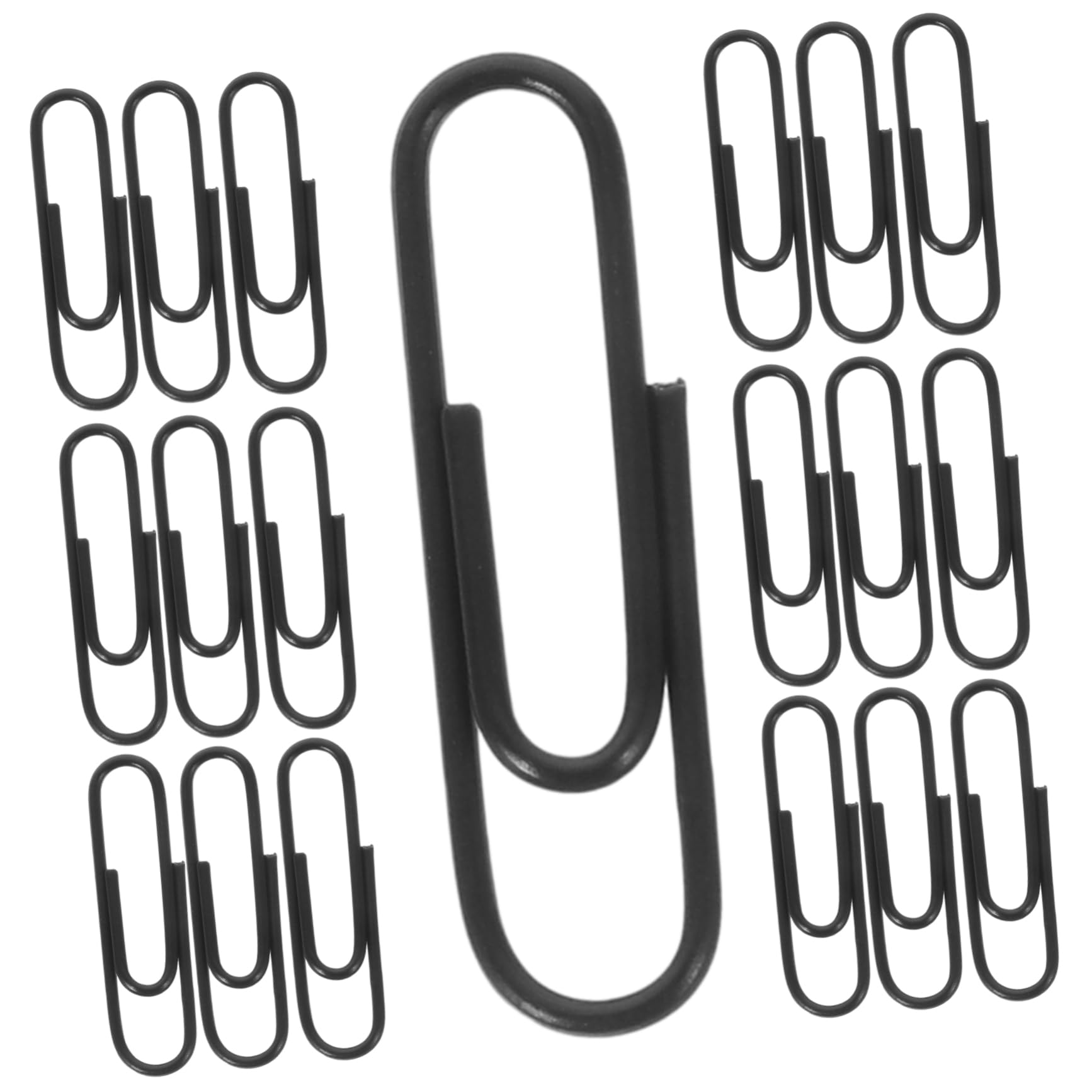 HOMSFOU 3 Set Graffette Metallo per Ufficio Clip per Documenti e Design e Compatto per Memos Foto e Note per Casa e Ufficio