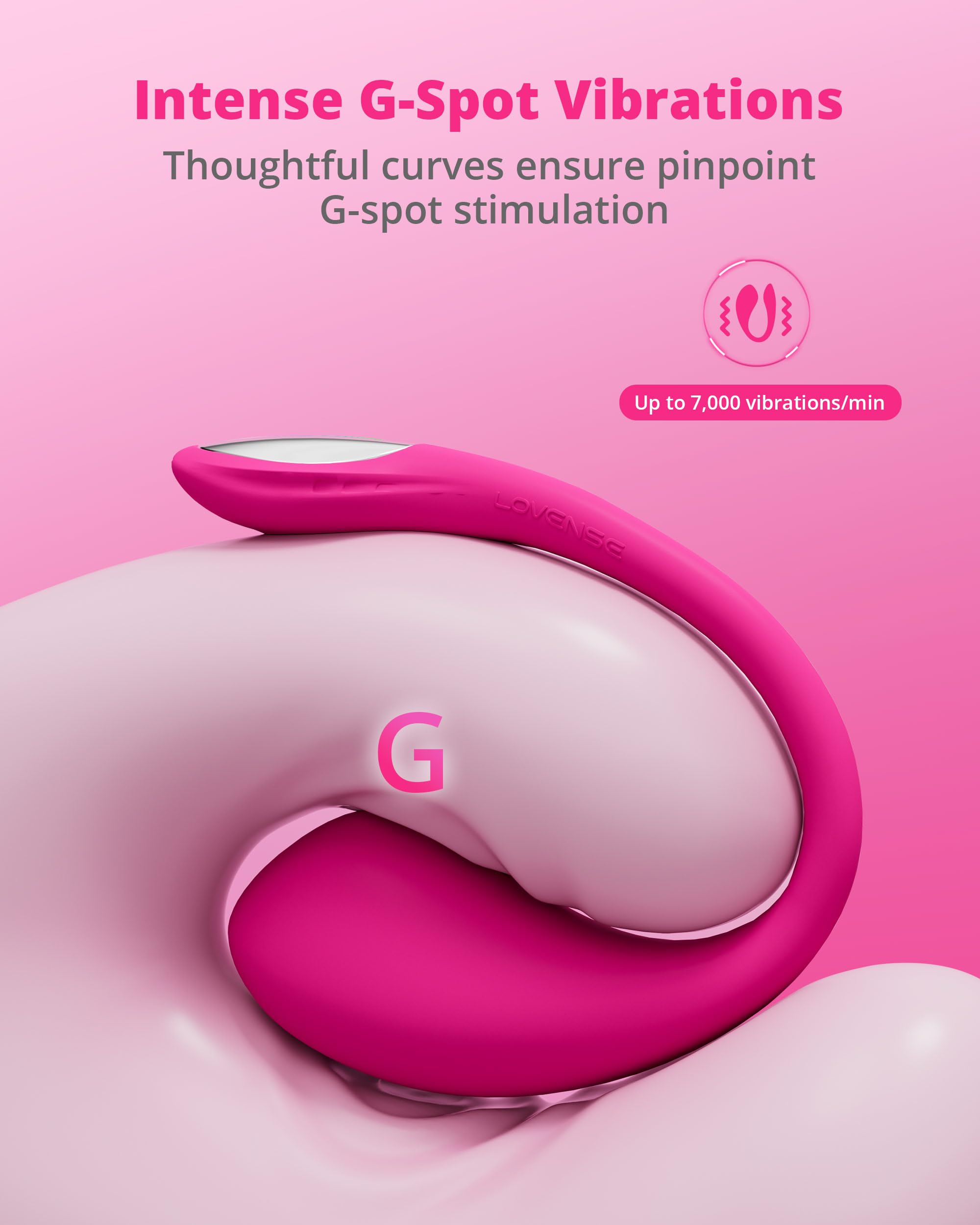 LOVENSE Lush 4 Remote Control Wearable G-spot Egg Vibrator for Women + LOVENSE Hush 2 1.75in Butt Plug Anal Vibrator for Women, Couple