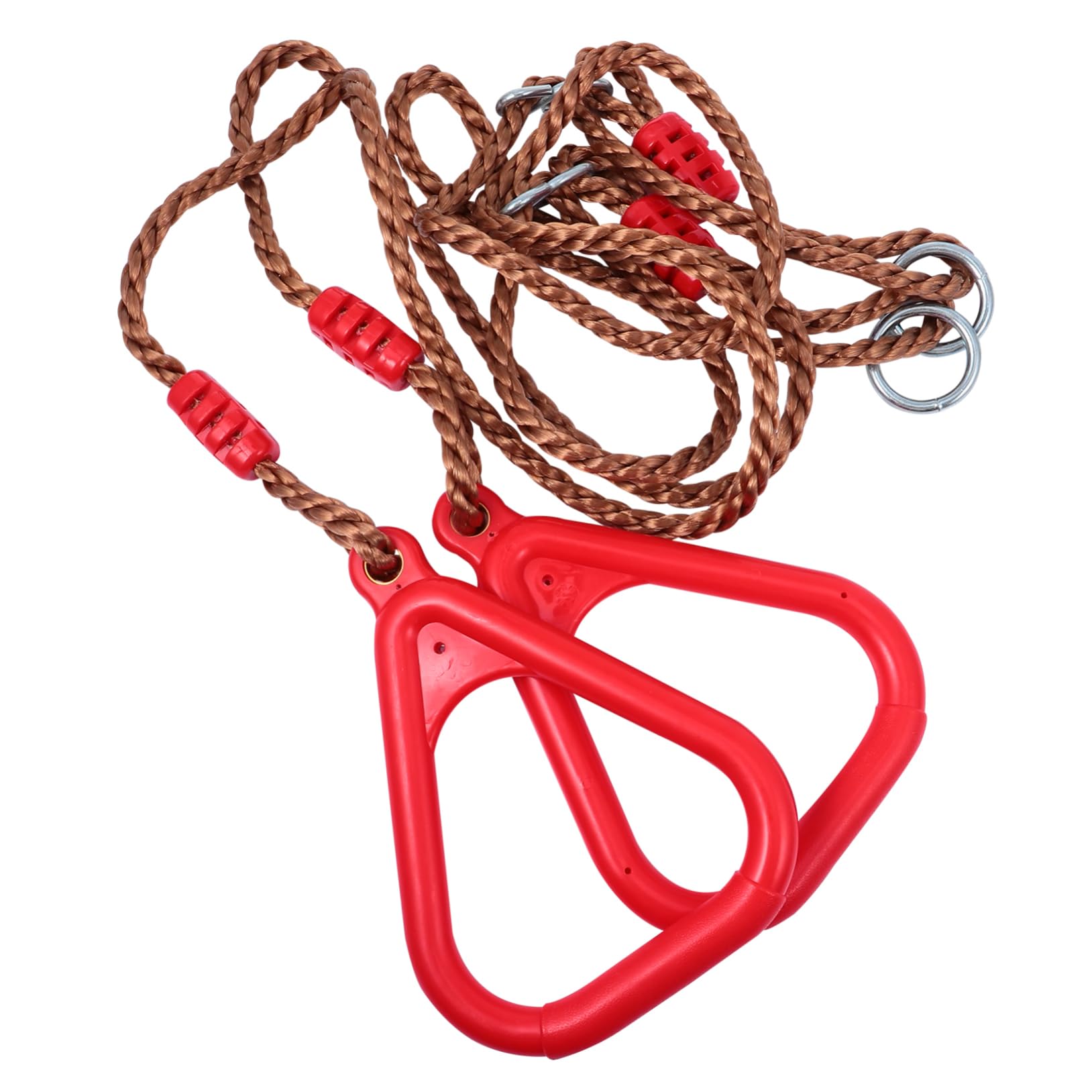 SUPVOX Rings for Gymnastics Bar Boys and Girls Boys and Girls Swing Ring Safety Short Ropes Random Style