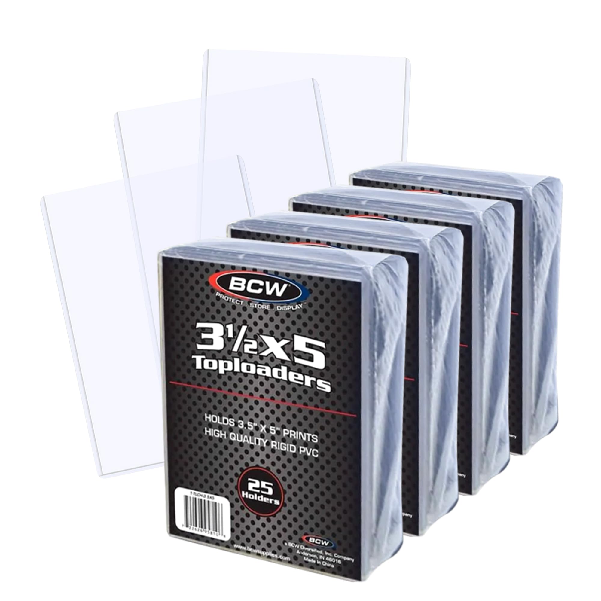 BCW Topload Card Holder 3点セット ローダー 75枚 3.5x5 Cards | Shop Topload Holders for Trading Cards, Index Cards
