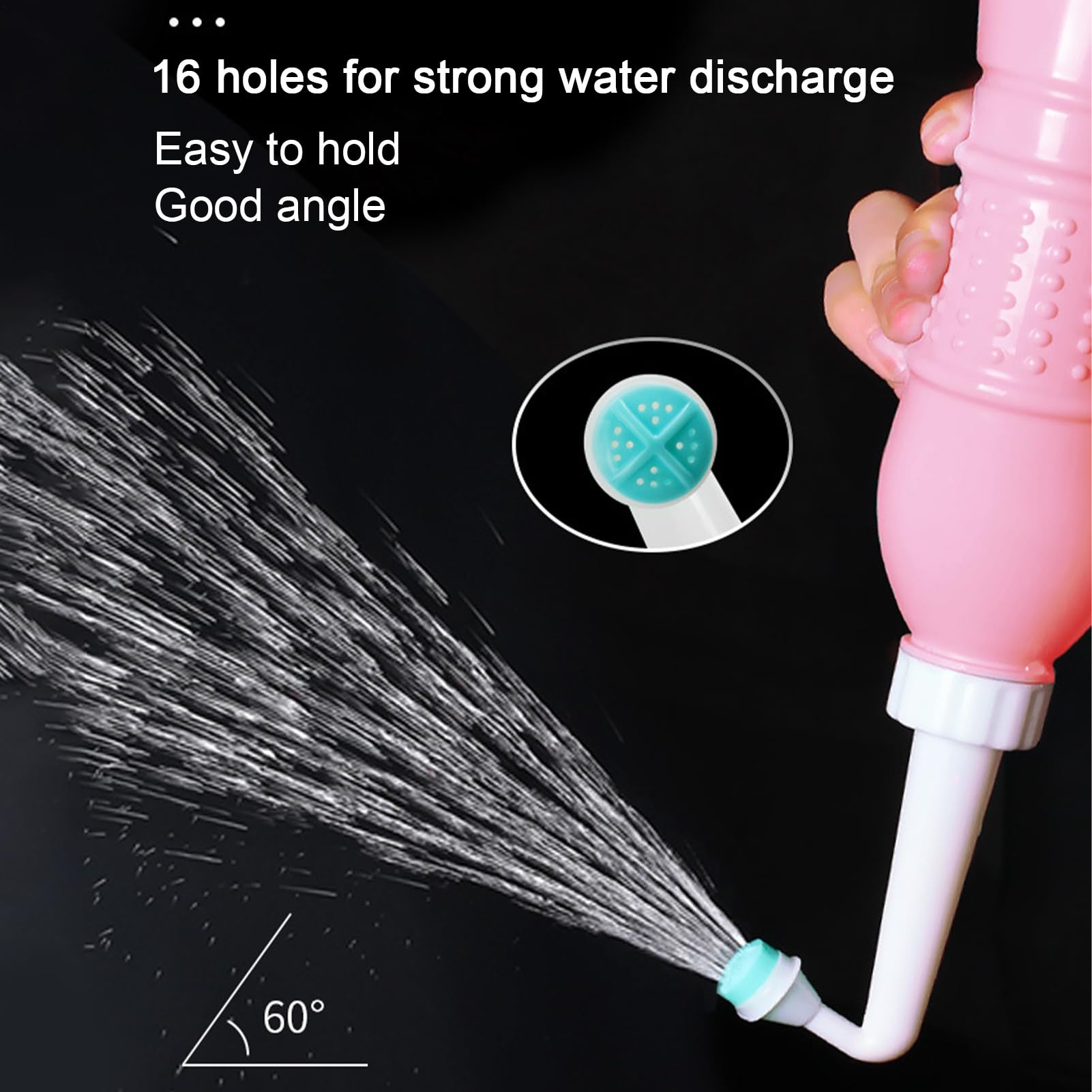 Ducha vaginal femenina - Botella de limpieza de higiene íntima, enjuague reutilizable | Herramienta de cuidado personal para mujeres para lavado vaginal femenino sensación fresca equilibrio de o — view 9