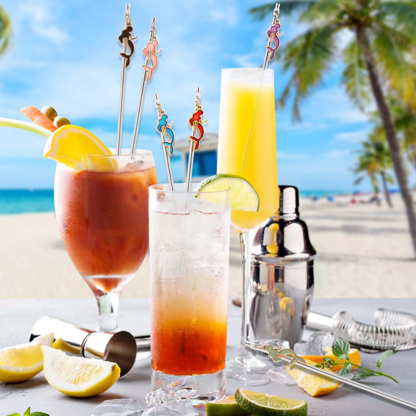 Amazon | カクテルマドラー マドラー 6本 ステンレススチール 7.5