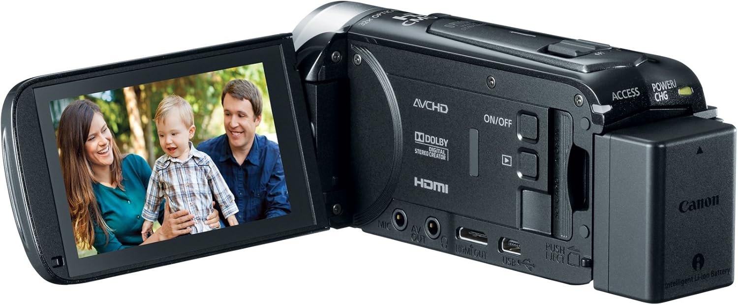 Amazon Com Canon Vixia Hf R400 Hd 53x Advanced Zoom Camcorder Discontinued By Manufacturer Electronics