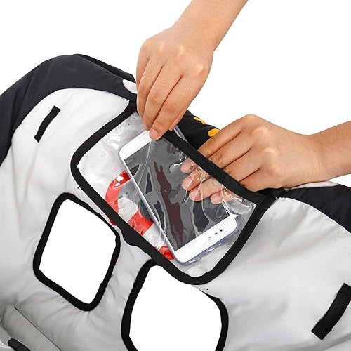 Miniatura 4 de Linda cubierta de carrito de comestibles con diseño de coche de policía para bebé