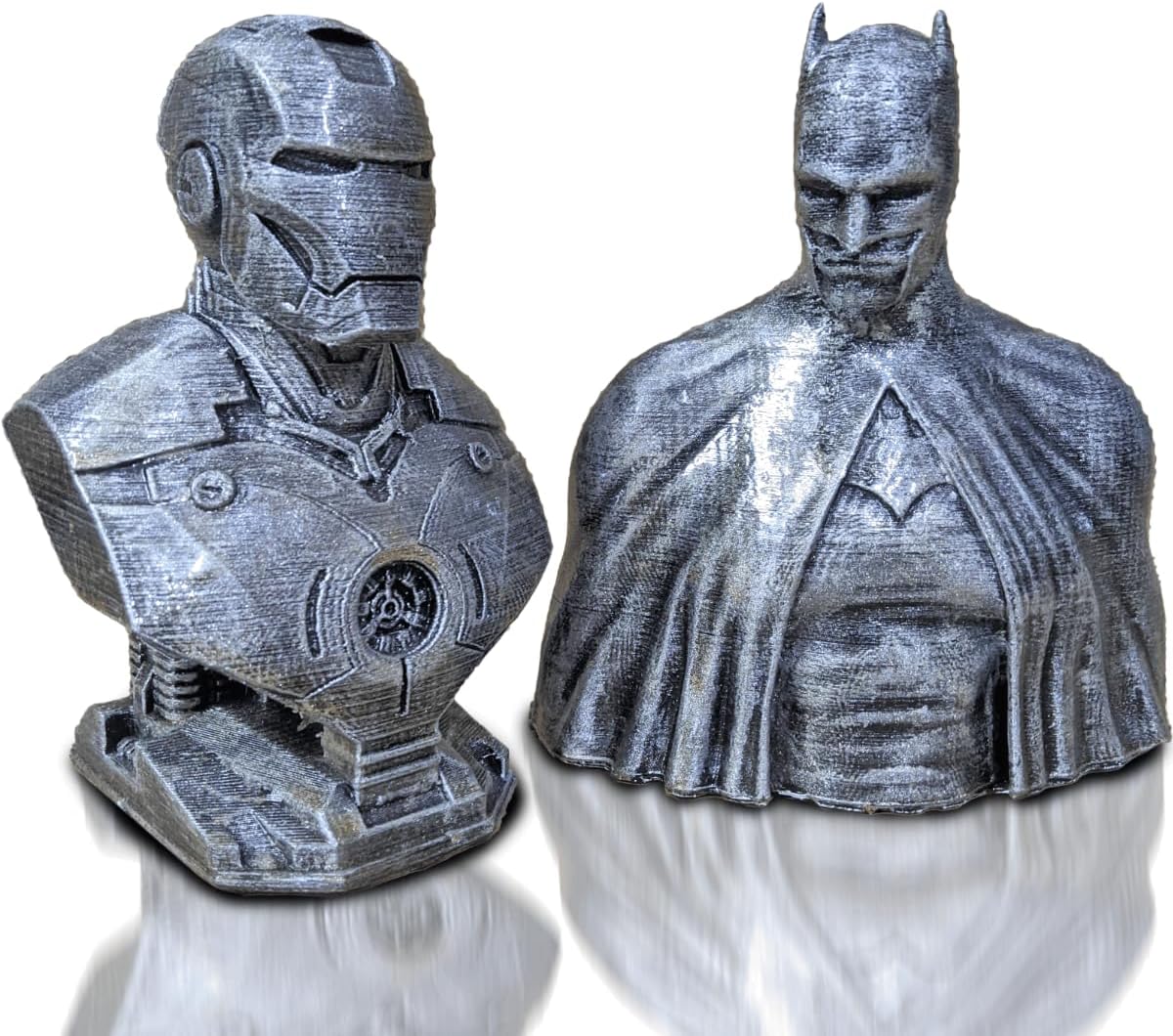 uneeke shape Antique Look Super Heros Busts, Combo Showpiece, Action Figure Toys, Pack of 2