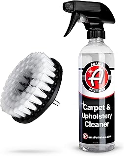 Adam's Carpet Drill Brush Combo - A Cleaning Tool Attachment for Scrubbing/Cleaning Carpet, Upholstery, Leather Seats & Ch...