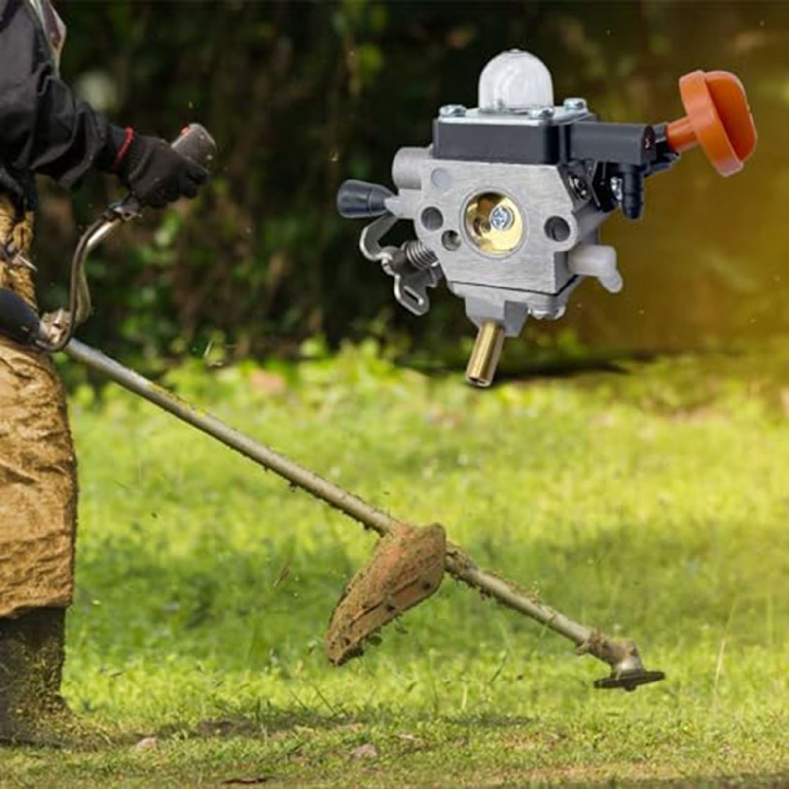 Kit Carburateur Pour Débroussailleuse Stihl FS131, HT131, BT131 Etc. - Inclut Filtre à Air Et Outil De Réglage - Remplace Les Réf. 4180-120-0617/0619