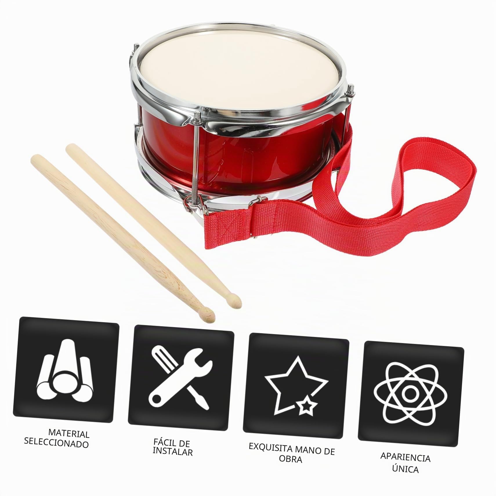 SOIMISS Infantil De Artesanía De Kit De Caja Baquetas para Caja para Instrumentos De Percusión y Juguetes Musicales Clases De Música
