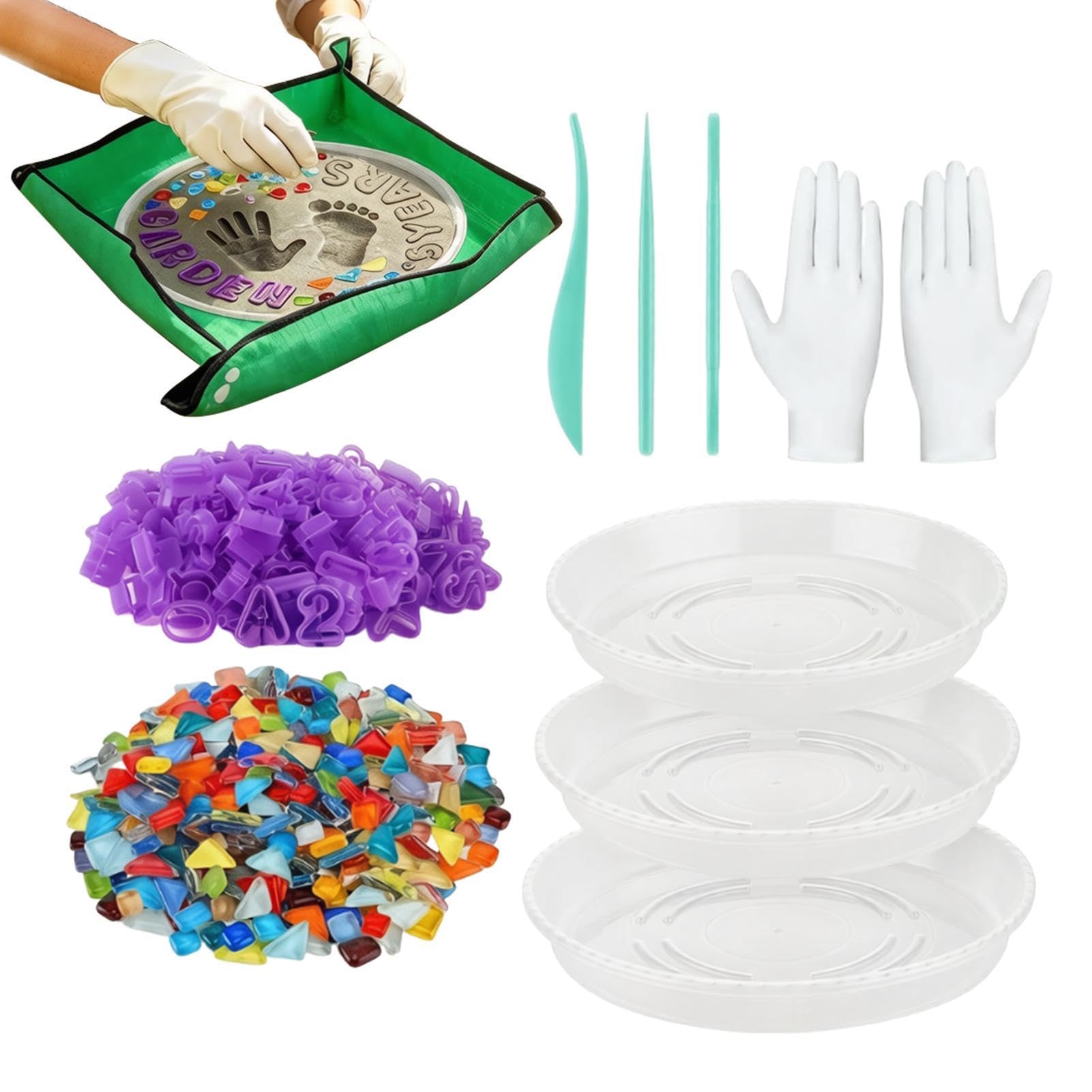 Kit de pierres d'étape en ciment pour éviter la boue dans le jardin
