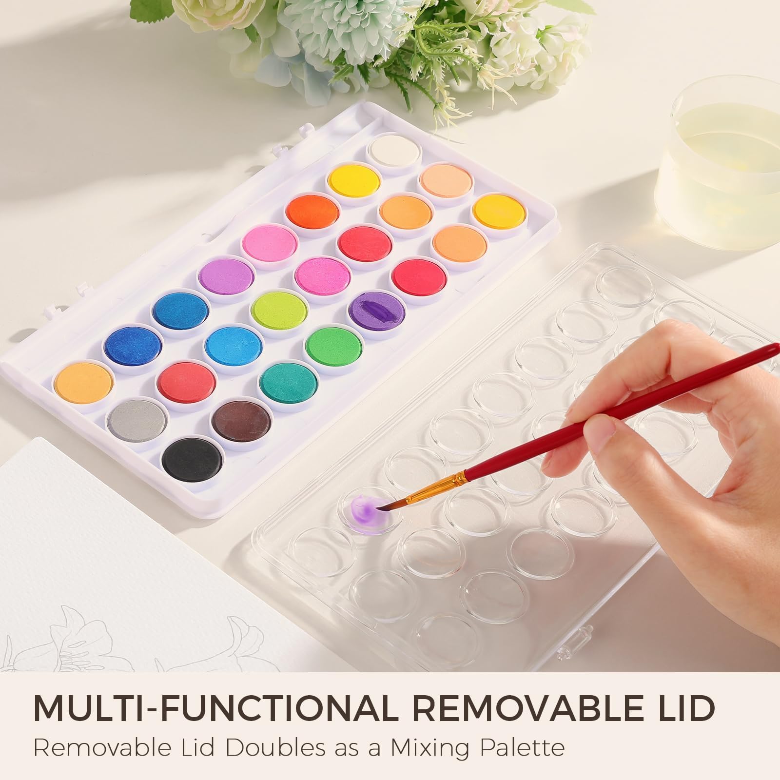 Watercolor Workbook for Beginners - SKYDUE -5