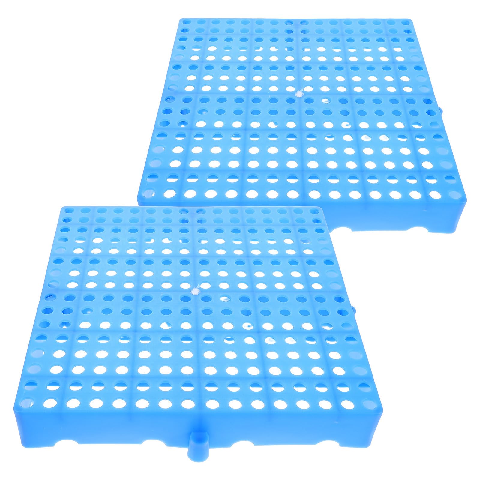 Palet de sótano protector de suelo modular POPETPOP para cargas pesadas, 2 piezas 8