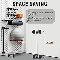 Vista 7 de Barra convertidora de mancuernas mejorada: transforma las mancuernas en barra, pesas ajustables, hasta 200 libras, adecuada para gimnasio en casa