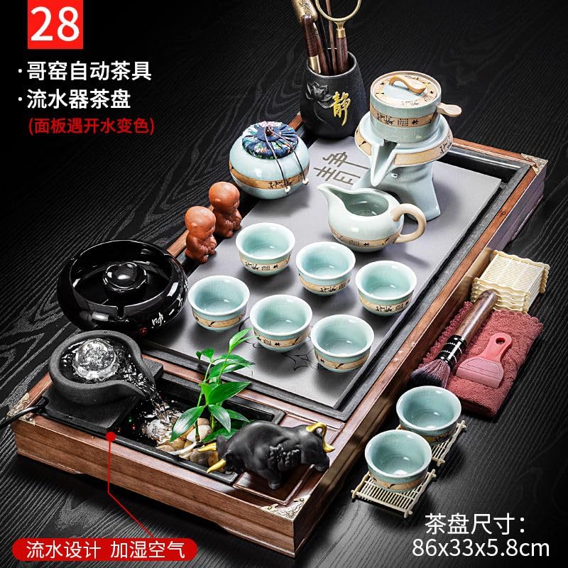 Tetera de mesa de té completamente automática con quemador integrado 3