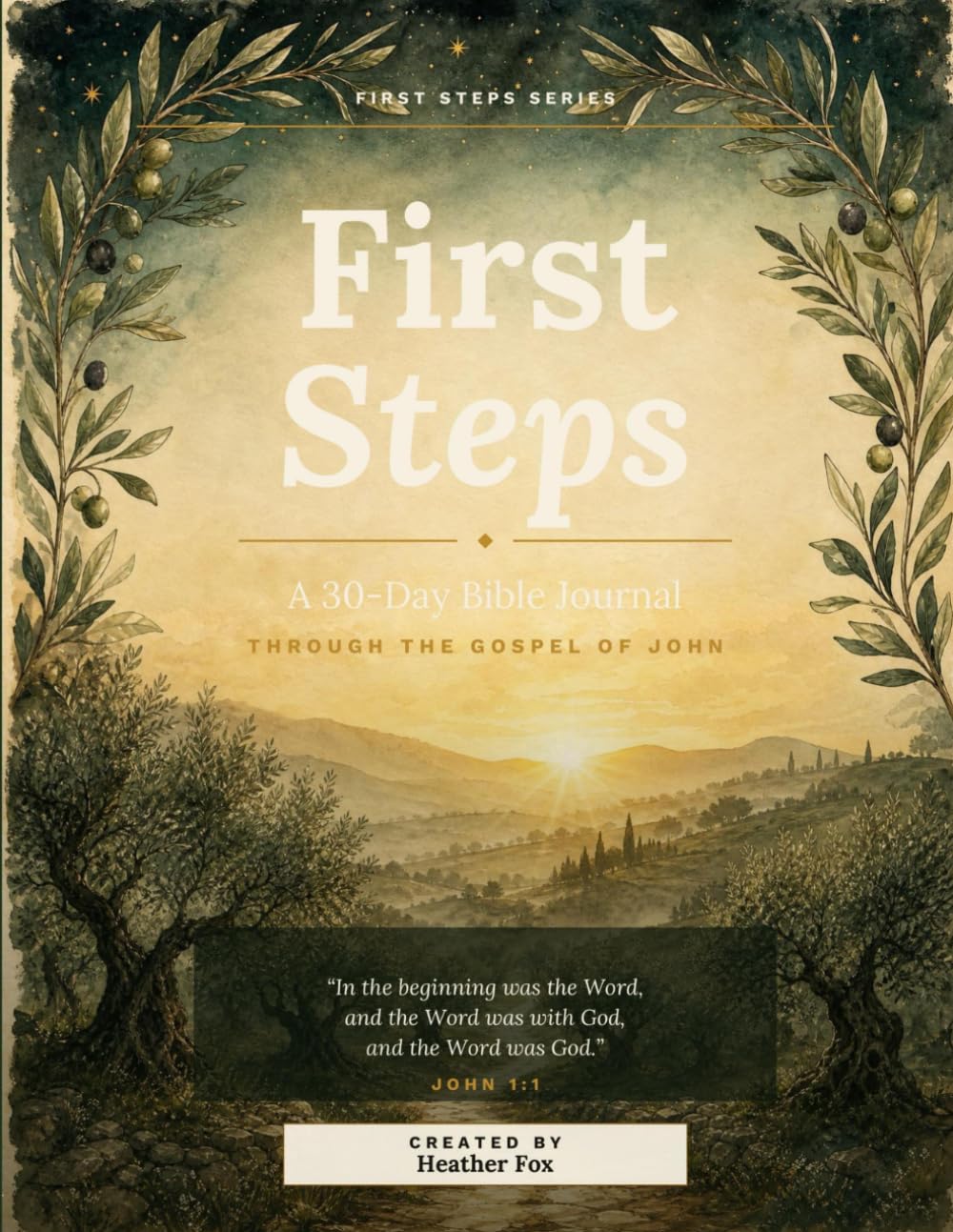 FIrst Steps 30 days Bible Journal: Book of John
