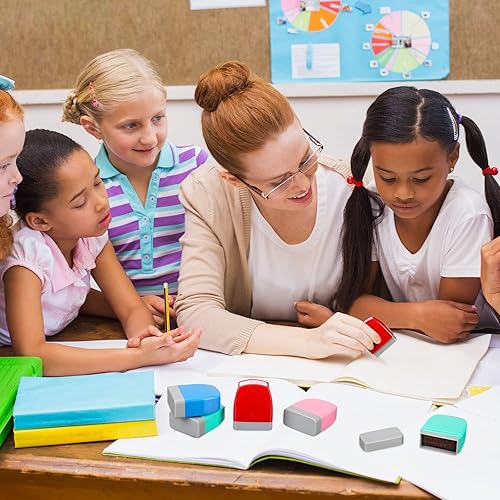 Miniatura 10 de 16 sellos para profesores para graduación de aula, motivación escolar, comentarios alentadores, suministros para profesores, sellos autoentintantes