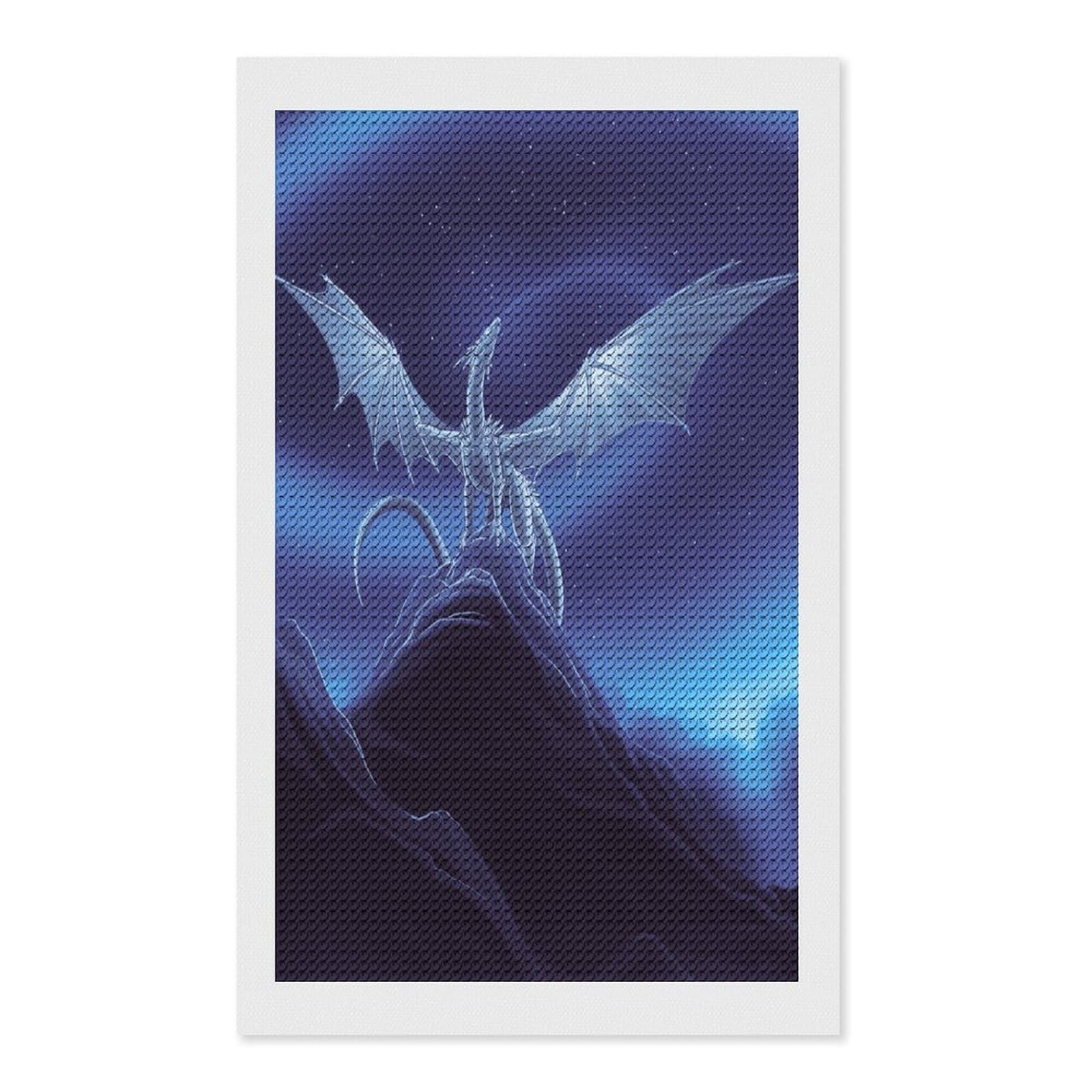 Nclqvjxzkhw Style Flying Dragon Diamond Art Painting For Adult Round Diamonds Pictures Arts Crafts Home Wall Decor 12"X20"