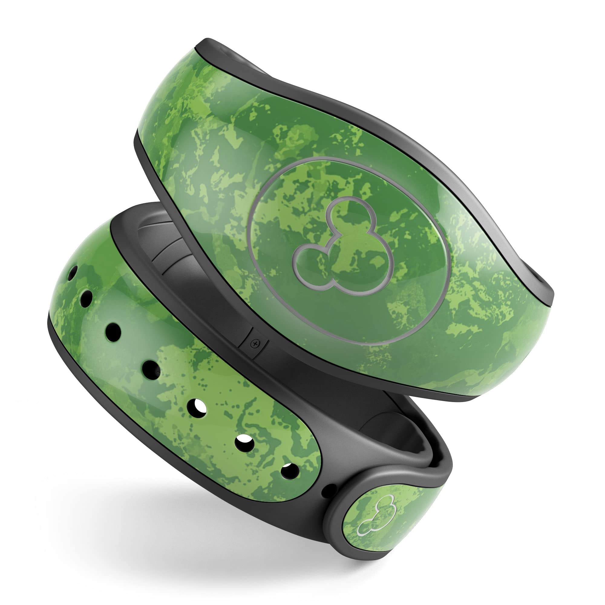 Design Skinz Veil CAMO - Spectre Green Skin Decal Vinyl Full-Body Wrap Kit Compatible with Disney MagicBand+ (Fits MagicBand+ for Disney Parks)