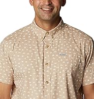 Vista 4 de Columbia Rapid Rivers Camisa de manga corta estampada Ancient Fossil Camp Icon MD, Icono de campo fósil antiguo