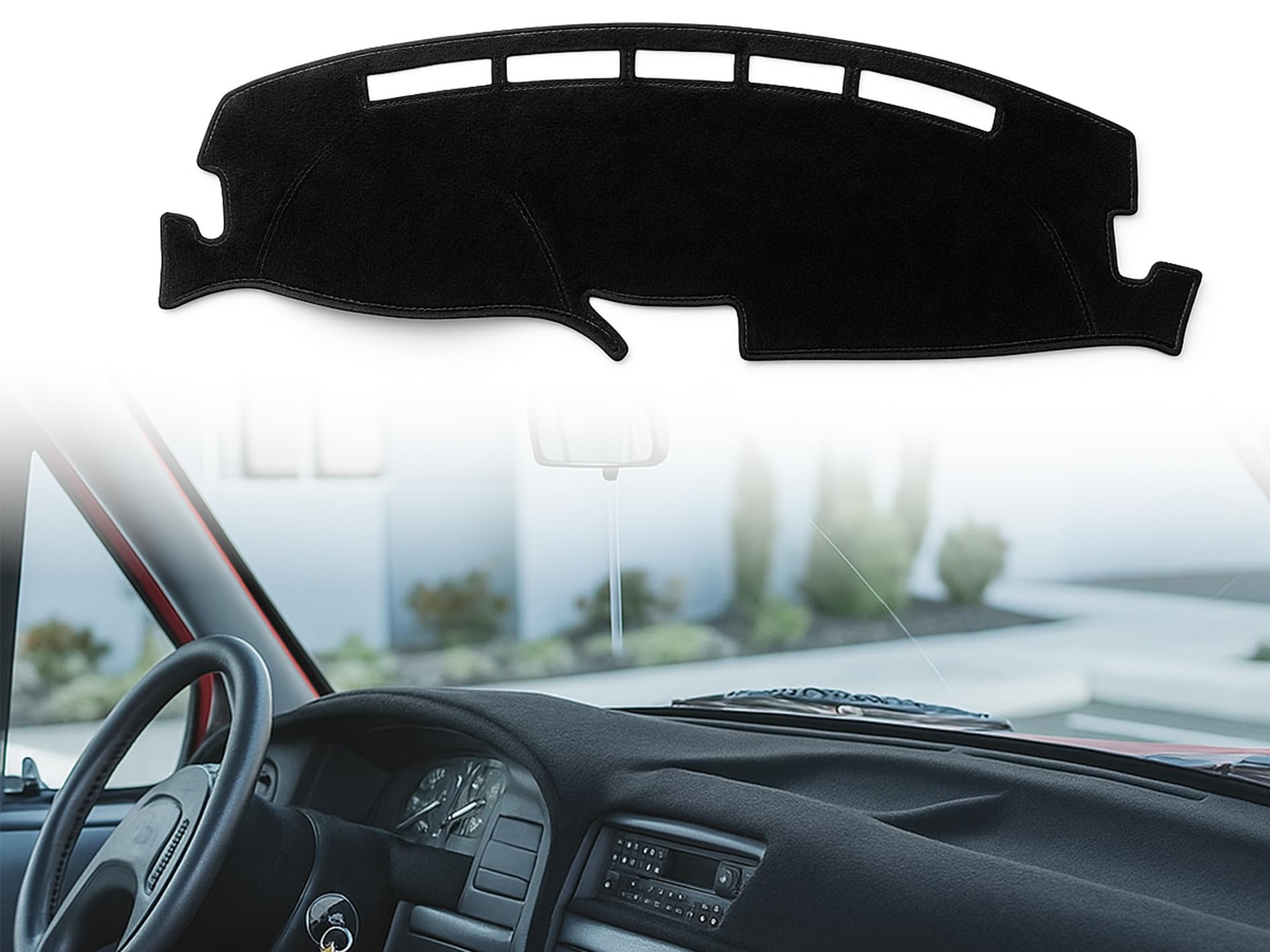 Cubre Salpicadero (almohadilla) Color Carbón Para Ford F-150/F-250/F-350 (1992-1996)