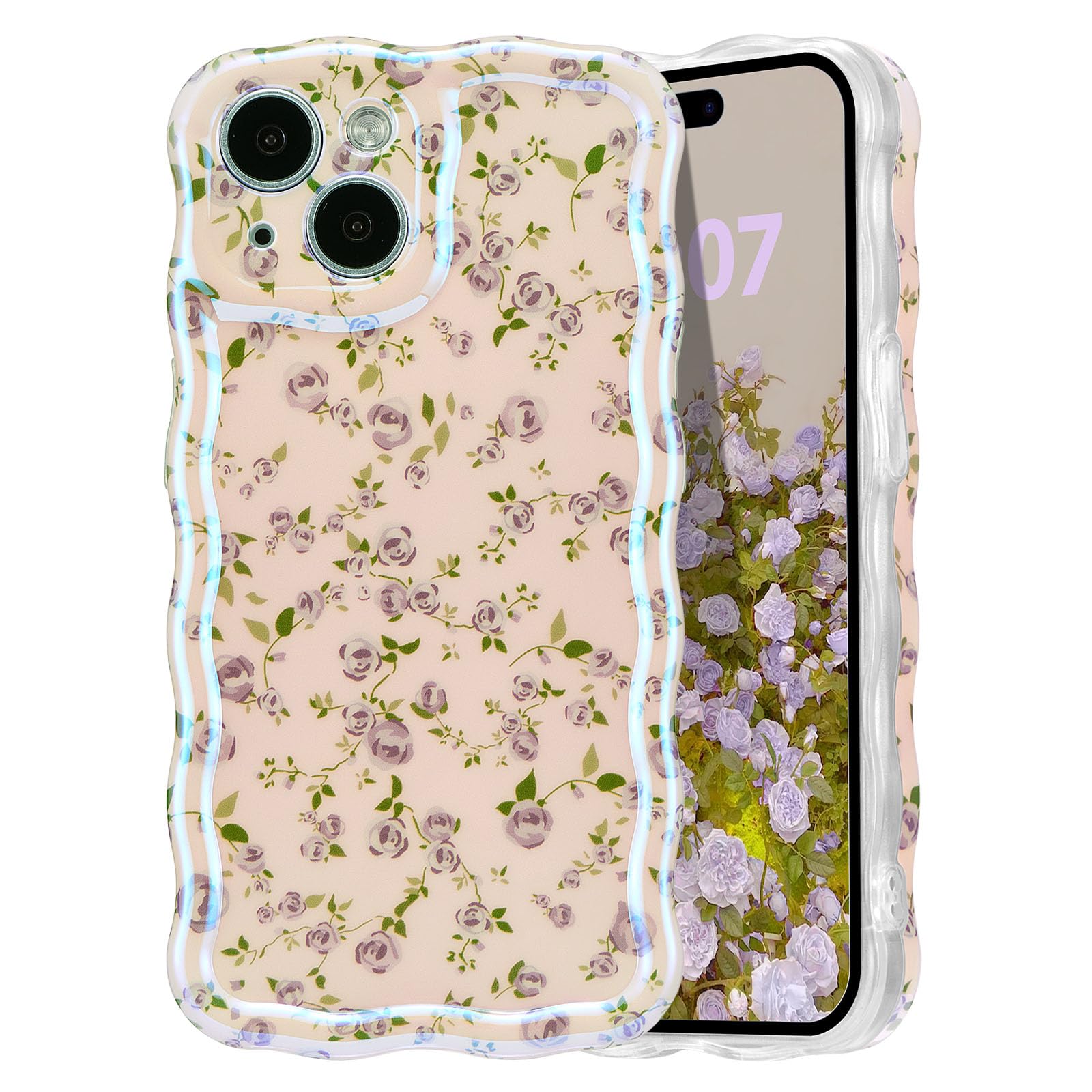 Coque iPhone 16 Pro MagSafe brillante effet peinture à l'huile et fini chic