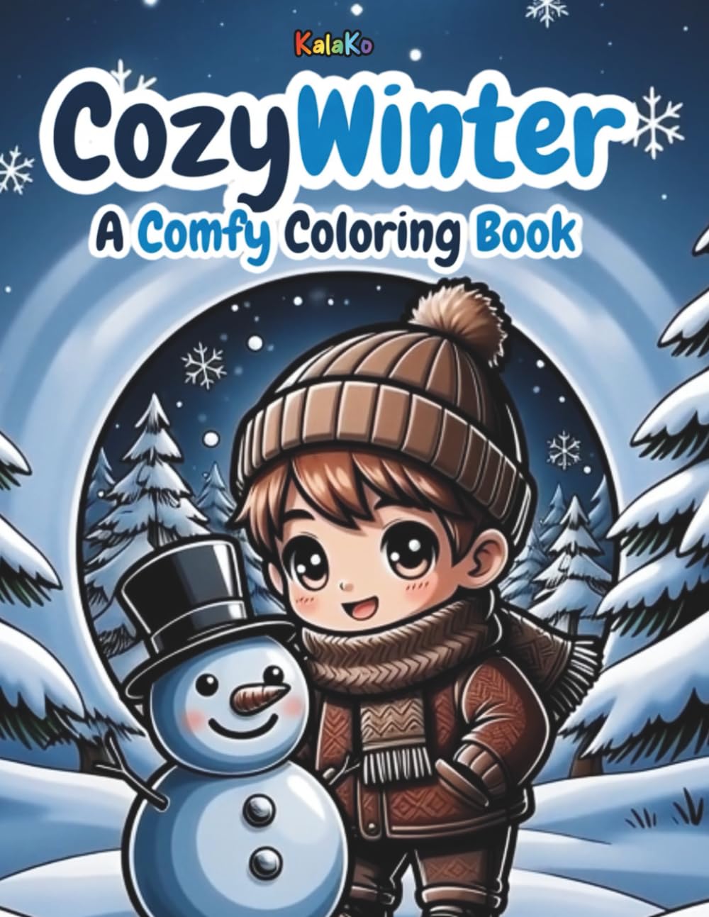 Cozy Winter: A Comfy Coloring Book