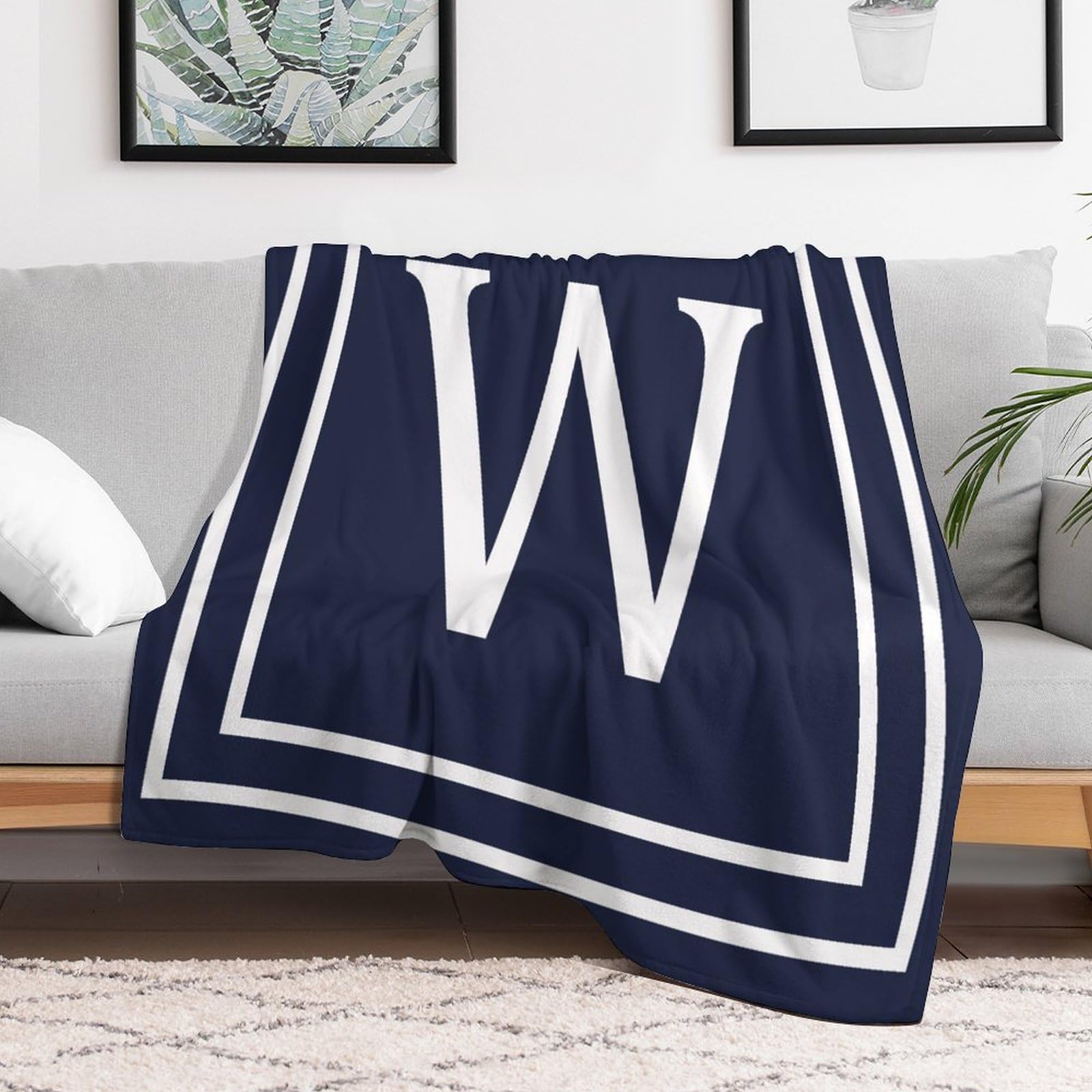 Fleece Blanket Monogrammed Blankets And Throws Personalised