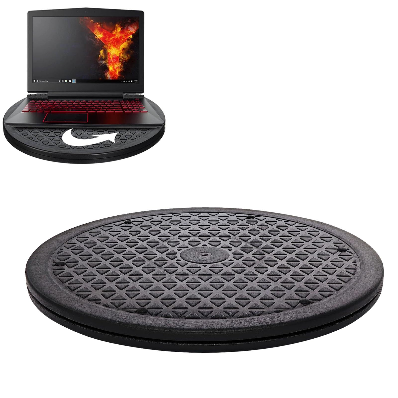 Piatto Girevole 25/30cm - Lazy Susan Per Bonsai, TV O Cucina, Portata 80kg - Foto 9