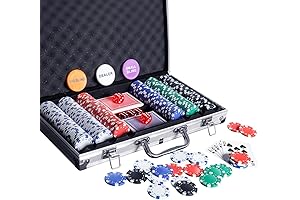 Poker Chip Set: The Ultimate Poker Experience with 300 Professional-Grade Casino Chips