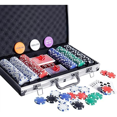 Poker Chip Set: The Ultimate Poker Experience with 300 Professional-Grade Casino Chips