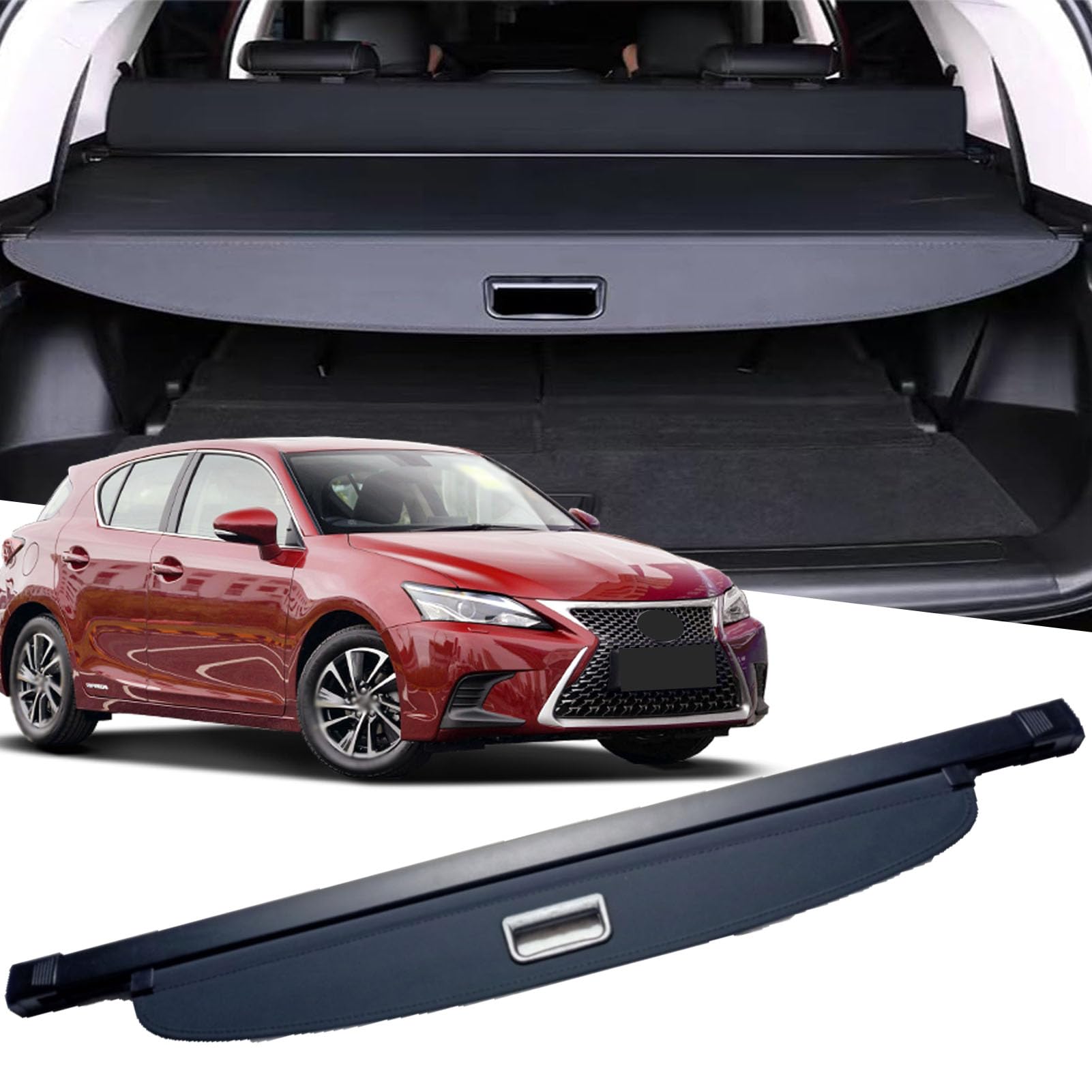 Retractable Rear Trunk Cargo Cover For 2016-2022 Lexus RX350 RX450h Shade Shield