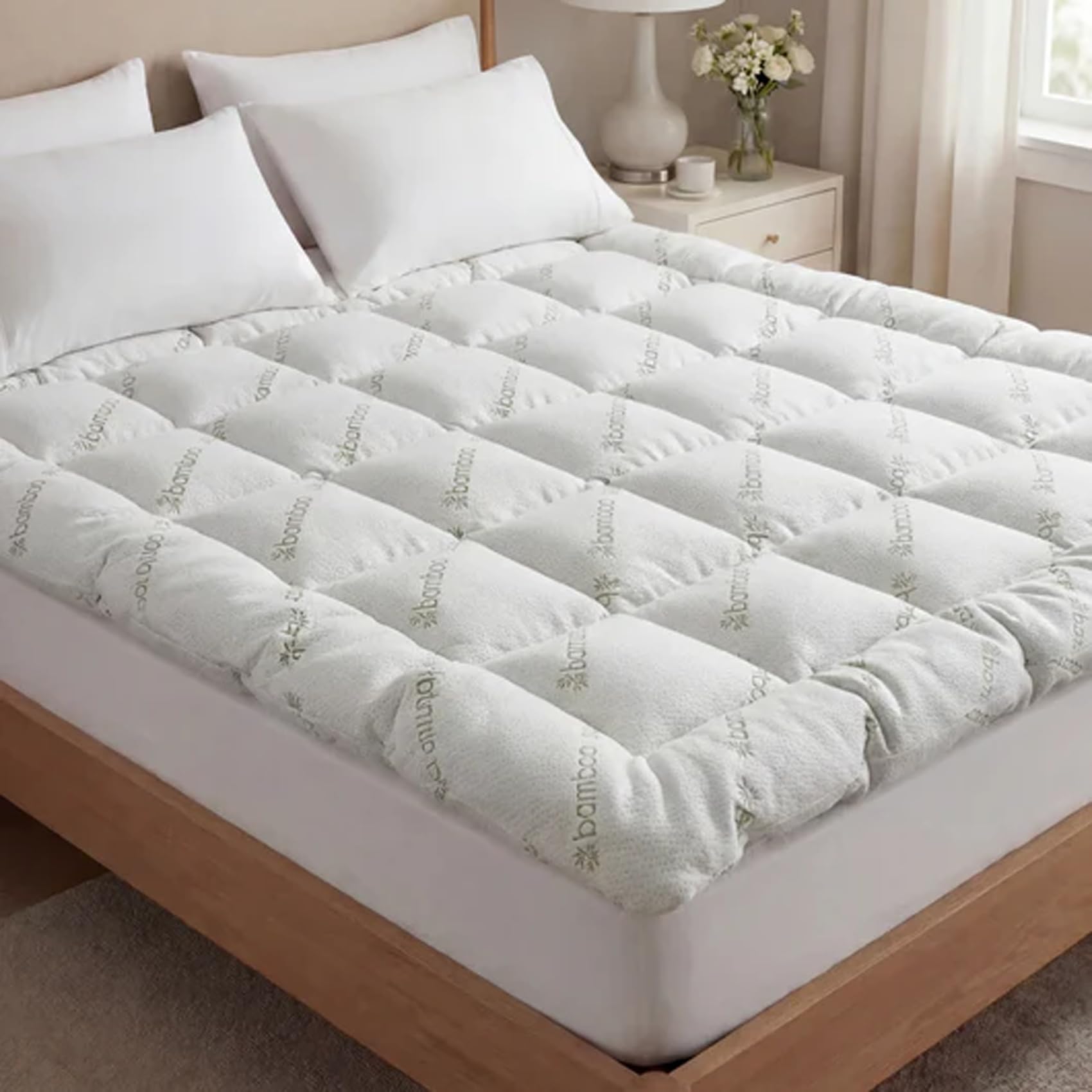cirfand Premium Quilted 1000GSM Mattress Topper