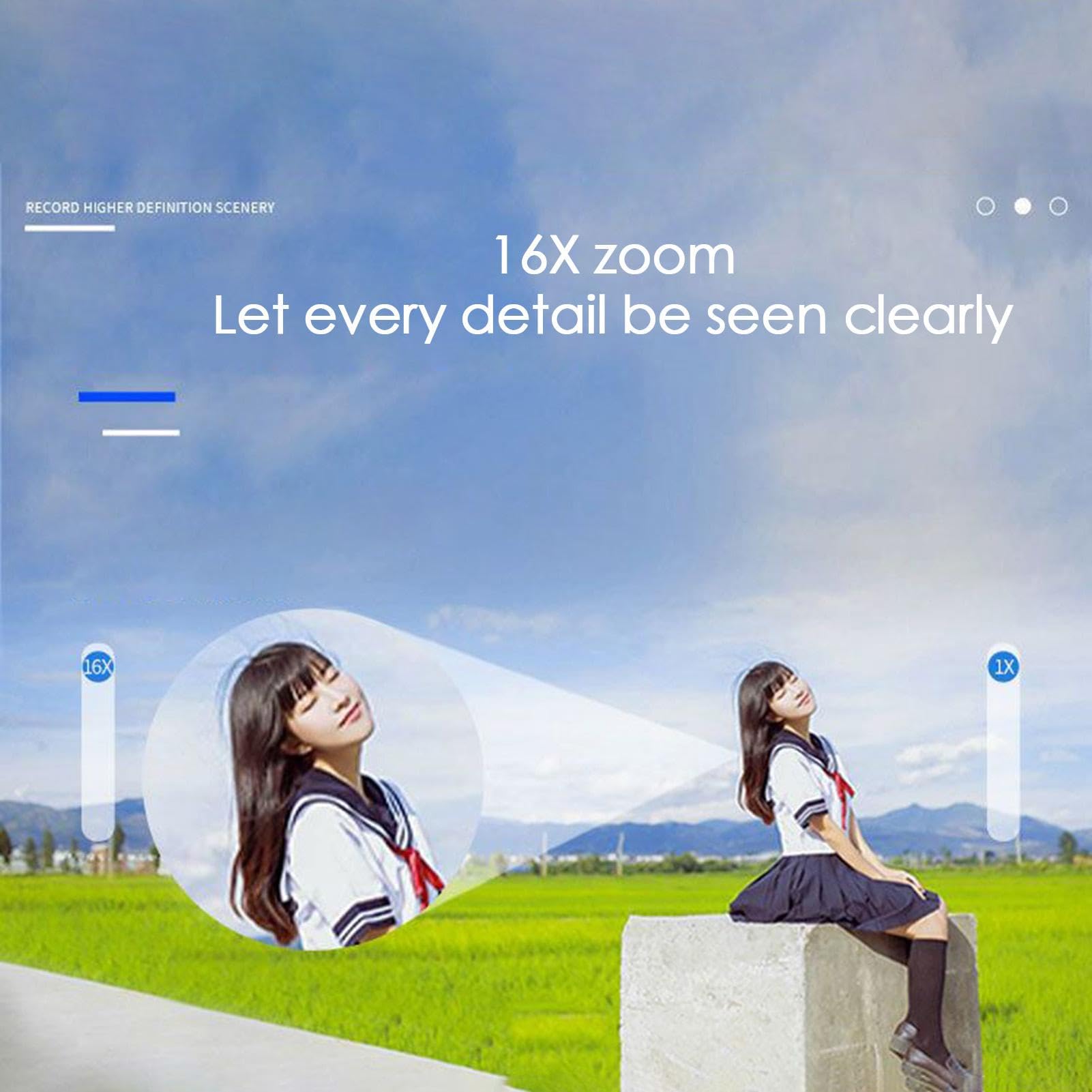 Fotocamera 4K per fotografia, fotocamera digitale 4K vlogging Camera da | Gira touch screen, videogioco anti-shake, telecomando, apparecchiatura di streaming live