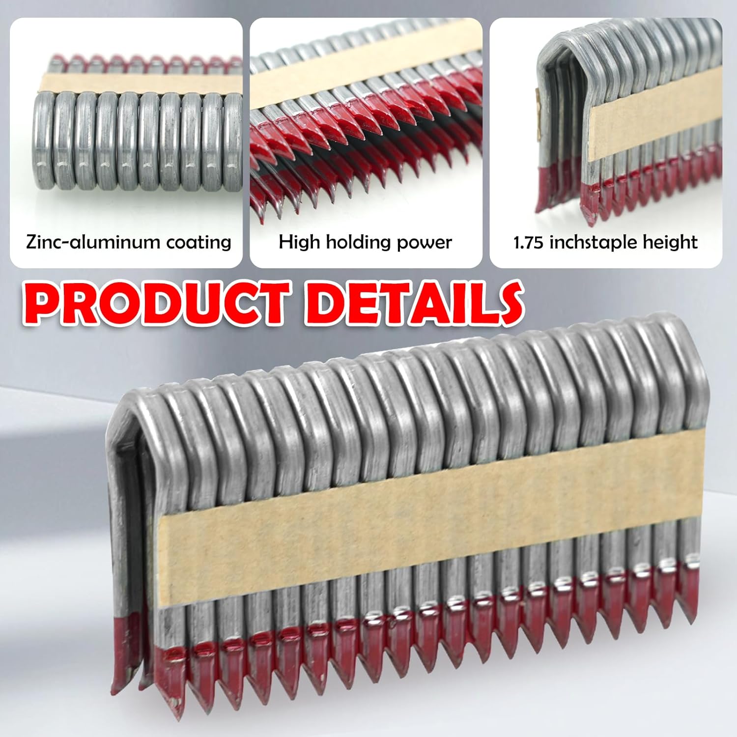 1-3/4" 9GA Galvanized Barbed Staple 960PCS
