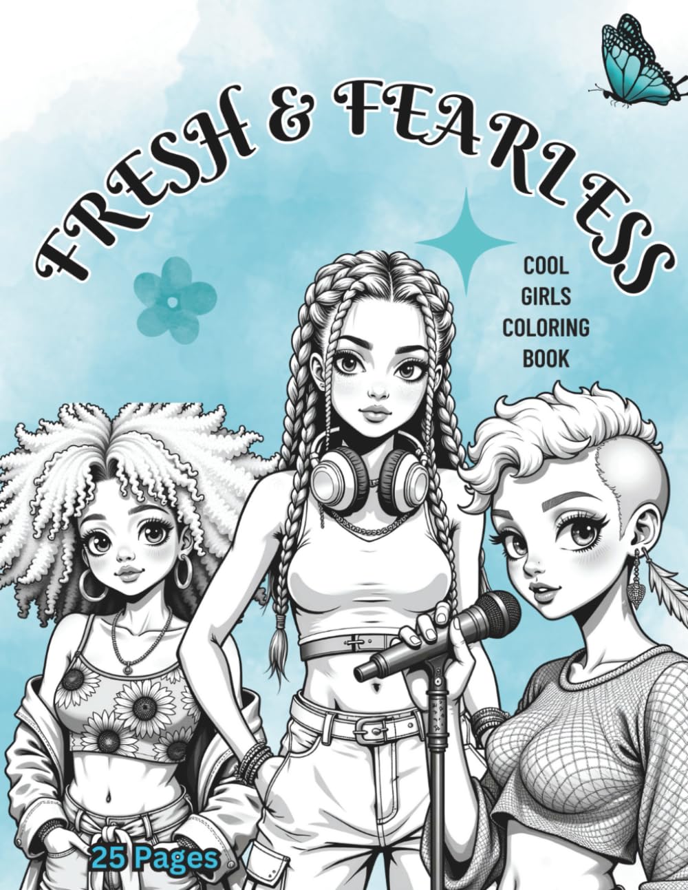 Fresh and Fearless: Empowering Illustrations Celebrating Confidence, Culture, and the Beauty of Black Girl Magic