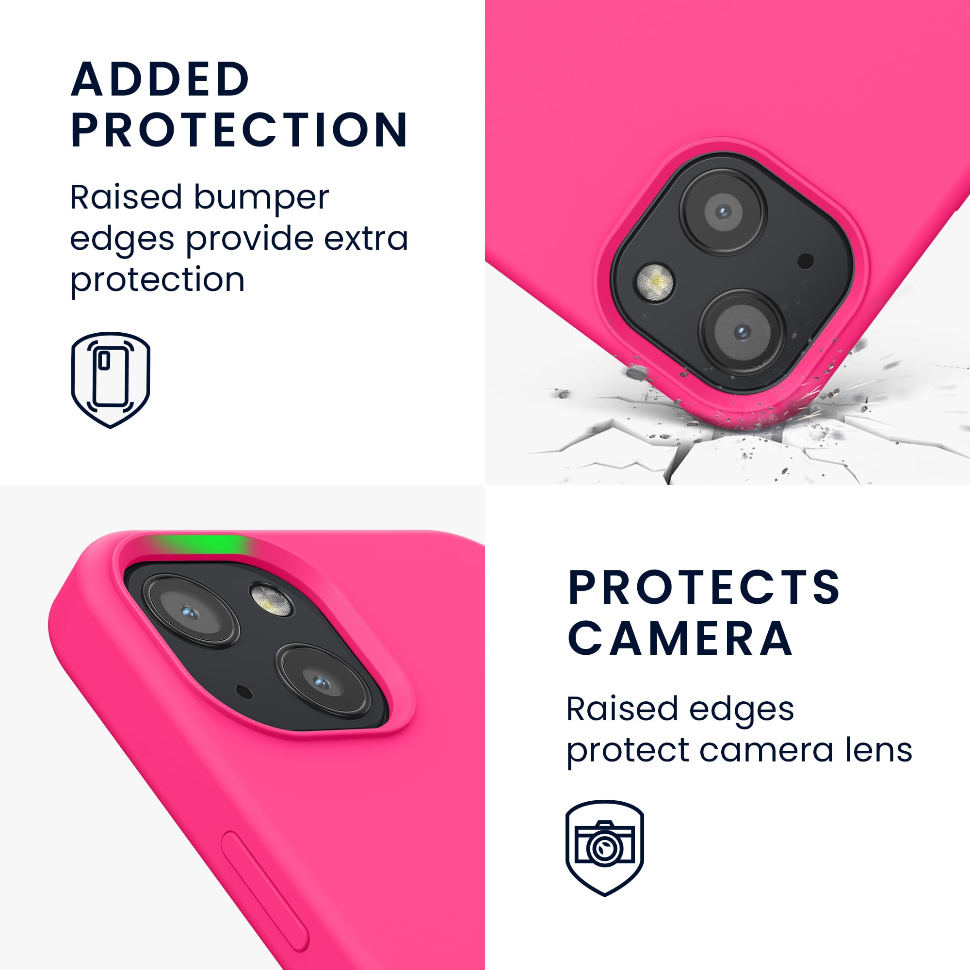 kwmobile Cover per Apple iPhone SE (2022/2020) / iPhone 8/7 Custodia - Back Case per Smartphone in Silicone TPU - Protezione Gommata - red cherry
