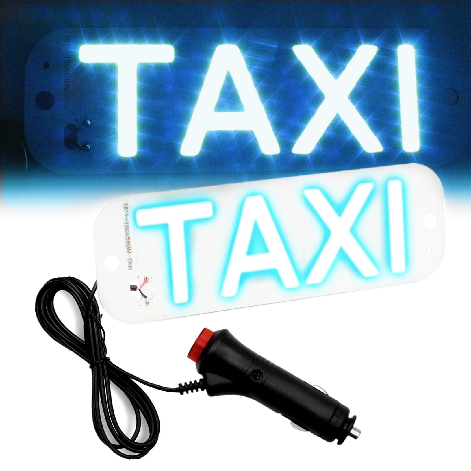 Luce LED Taxi 12V GAESHOW | Segnale Blu Per Parabrezza | Con Ventosa | Per Auto E Cabine - Foto 4