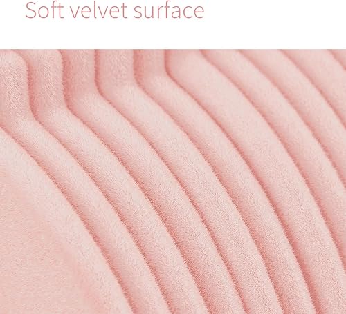 Miniatura 4 de ManGotree Ganchos de terciopelo para niños ganchos antideslizantes de 116 pulgadas ultra delgados que ahorran espacio con gancho giratorio de 360