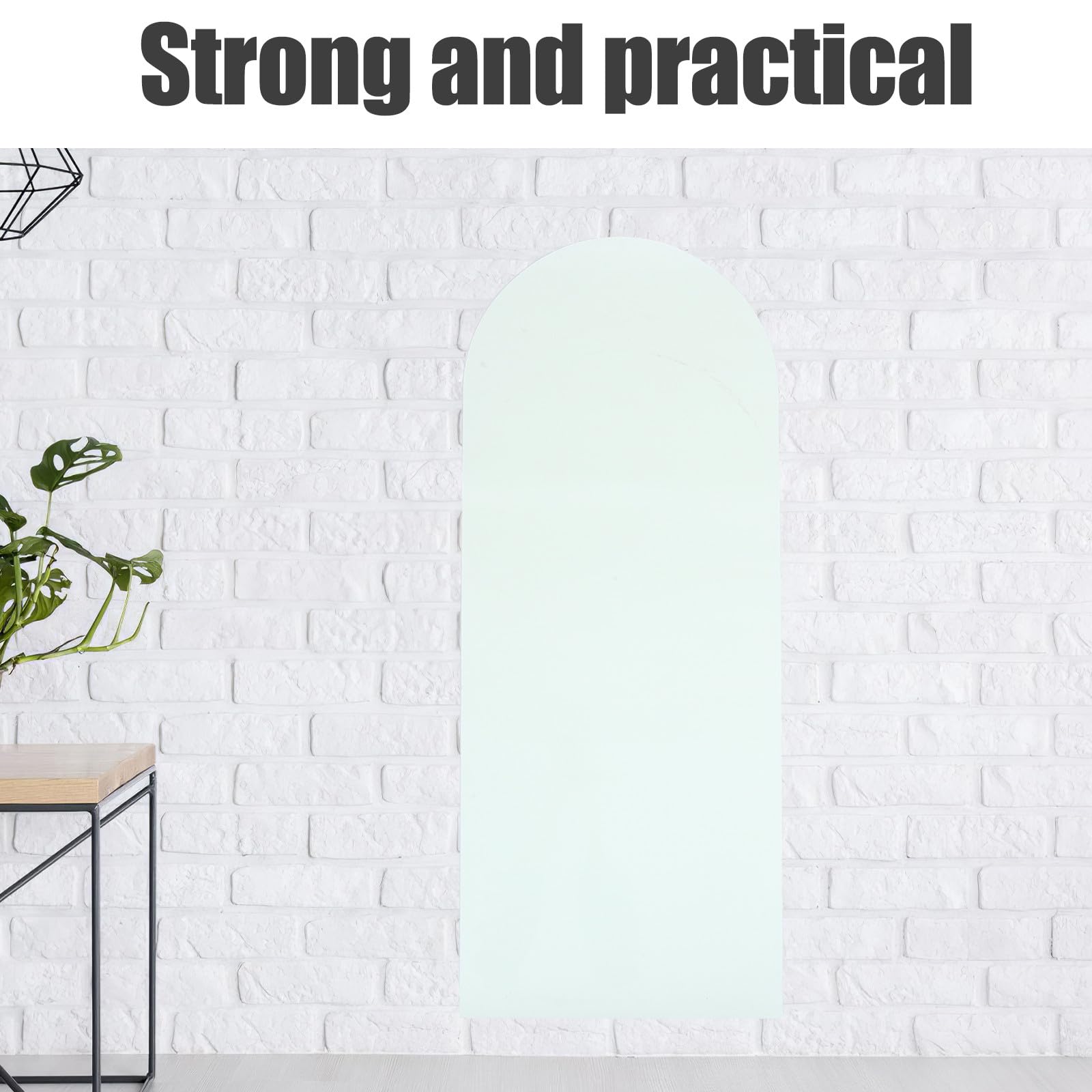 Naklejka ścienna Arch: Naklejka suchościeralna, tablica kredowa na ścianę - 39,7" x 16" samoprzylepna, tablica kredowa do pokoju zabaw, domu, szkoły, biura