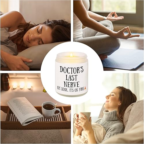 Miniatura 7 de Niyewsor Regalos de médico para hombres y mujeres, divertida vela de médico, regalo de cumpleañosagradecimientoNavidad para médicos, médicos,
