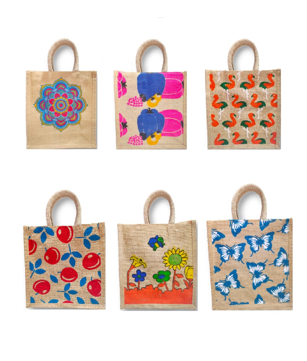 Anumala® Eco-Friendly Jute Bags with Zipper| Organic Tote Bags Elegantly Printed for Return Gifts, Office, Grocery, Picnic, Tiffin, Shopping, Wedding Return Gifts| Size-11x5x10 inches (Pack of 15) (B0D6LX87JG) Amazon Price History, Amazon Price Tracker