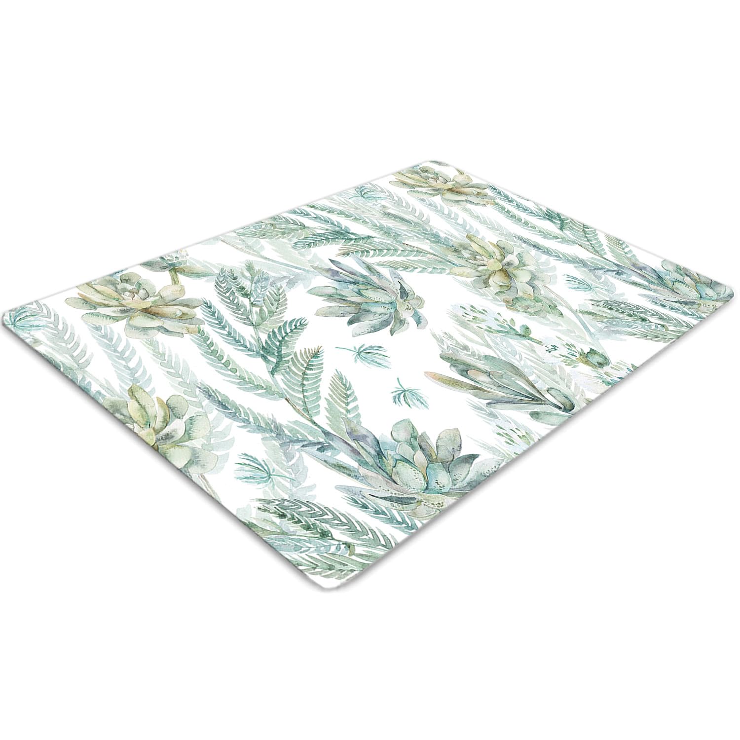 Tapis de chaise PVC rectangulaire protège-sol imperméable 120x90