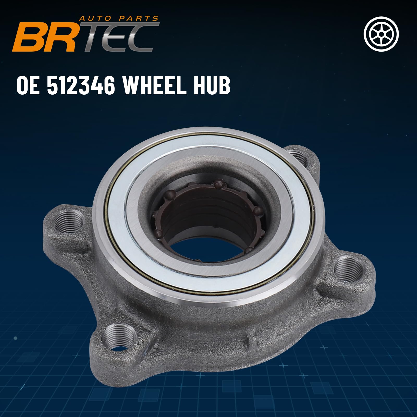 DTA Rear Wheel Hub Bearing Assembly – Fits 2003-2006 Infiniti G35 & 2003-2009 Nissan 350Z