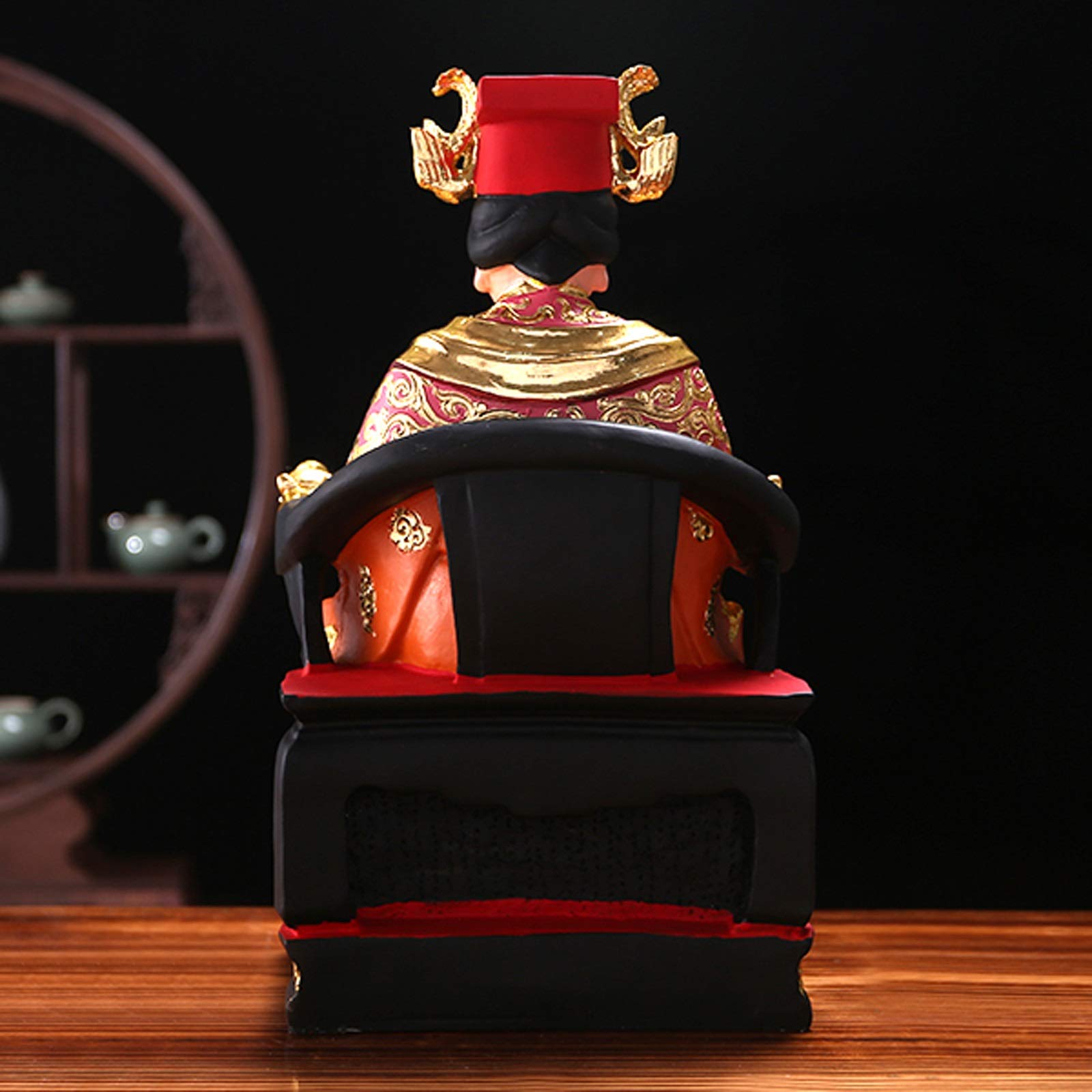 Mini estatua for el hogar, oficina, automóvil, decoración de mesa, esculturas decorativas coleccionables, estatuas de Buda, estatua de Buda, figura coleccionable atractiva y serena, Feng Shui chino, d